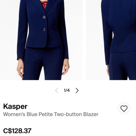 Petite Two-button Blazer - Picture 2 of 13